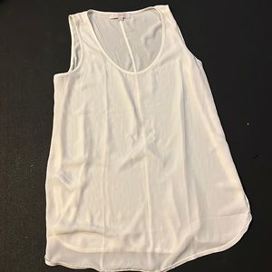 LOFT WHITE TANK SZ MEDIUM